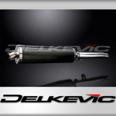 YAMAHA SR500 1978-1999 450mm OVAL CARBON BSAU SILENCER EXHAUST KIT