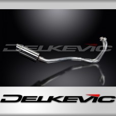 YAMAHA TDM850 91-01 FULL EXHAUST SYSTEM 200mm STAINLESS ROUND SILENCER