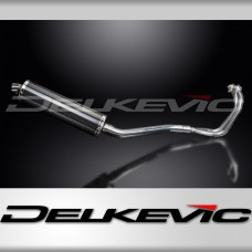 YAMAHA TDM850 91-01 FULL EXHAUST SYSTEM 450mm CARBON OVAL BSAU SILENCER