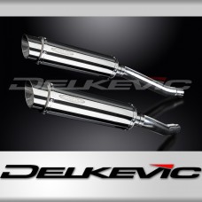 YAMAHA TDM900 2002-2013 350mm ROUND STAINLESS BSAU SILENCER EXHAUST KIT