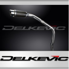 HONDA CBR600RR 2003-04 UNDERSEAT 200mm ROUND CARBON  SILENCER EXHAUST KIT