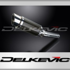 HONDA CBF600 S N 2004-2007 200mm ROUND CARBON  SILENCER EXHAUST KIT