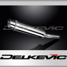 HONDA CBF600 S N 2004-2007 350mm ROUND STAINLESS BSAU SILENCER EXHAUST KIT