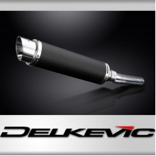 HONDA CBF600 S/N 2004-2007 350mm ROUND CARBON BSAU SILENCER EXHAUST KIT