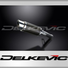 HONDA CBF600 S N ABS 2008-2012 200mm ROUND CARBON  SILENCER EXHAUST KIT