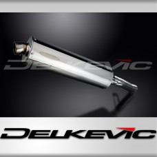 HONDA CBF600 S N ABS 2008-2012 450mm OVAL STAINLESS BSAU SILENCER EXHAUST KIT