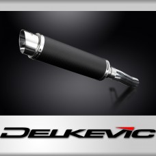 HONDA CBF600 S/N/ABS 2008-2012 350mm ROUND CARBON BSAU SILENCER EXHAUST KIT