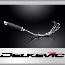 Honda CBR600F FH FJ FK FL 1987-1990 Full Exhaust 4-1 350mm Round Carbon Silencer