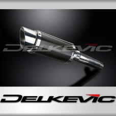 HONDA CBR600F 1987-1990 200mm ROUND CARBON  SILENCER EXHAUST KIT