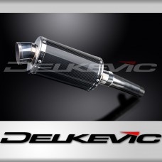 HONDA CBR600F 1987-1990 225mm OVAL CARBON SILENCER EXHAUST KIT