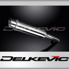 HONDA CBR600F 1987-1990 350mm ROUND STAINLESS BSAU SILENCER EXHAUST KIT