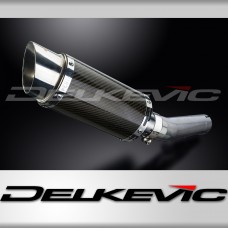 Honda CBR600F 1991-1998 Delkevic 200mm Round Carbon Exhaust Silencer Can Kit