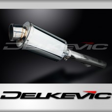 HONDA CBR600F 1999-2000 225mm OVAL STAINLESS SILENCER EXHAUST KIT