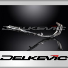 HONDA CBR600F 99-00 FULL 4-1 EXHAUST SYSTEM 225mm CARBON OVAL SILENCER