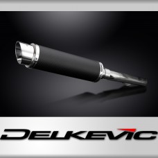 CBR600 F4 FX-FY 1999-2000 / DL10 ROUND 350mm (14 inch) CARBON FIBRE SILENCER
