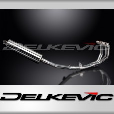 HONDA CBR600F 2001-2006 FULL EXHAUST SYSTEM 450mm STAINLESS OVAL SILENCER