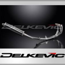 HONDA CBR600F 2001-2006 FULL EXHAUST SYSTEM 450mm CARBON OVAL SILENCER