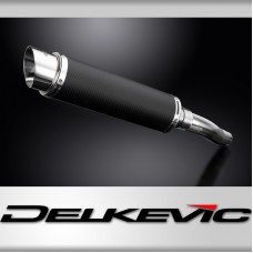 HONDA CBR600F 11-13 ABS HI-LEVEL 350mm CARBON ROUND BSAU SILENCER EXHAUST KIT