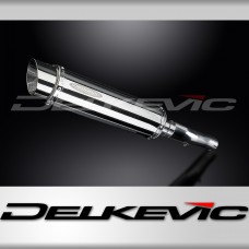 HONDA CBR600F ABS 11-13 LOWLEVEL 350mm ROUND STAINLESS BSAU SILENCER EXHAUST KIT