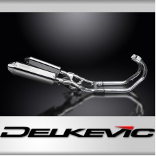 YAMAHA V-MAX VMX1200 FULL EXHAUST SYSTEM 320mm STAINLESS TRI BSAU SILENCERS