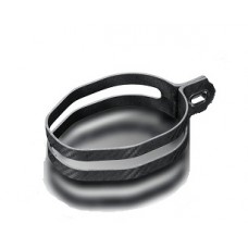 SILENCER STRAP 343mm X-OVAL DELKEVIC EXHAUST SILENCER COMPOSITE CARBON EFFECT