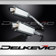 YAMAHA YZF-R1 YZFR1 2009-2014 225mm OVAL STAINLESS SILENCER EXHAUST KIT