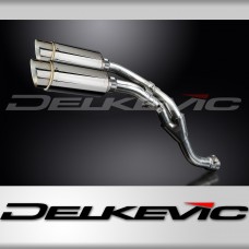 YAMAHA YZF-R1 YZFR1 09-14 DECAT 200mm ROUND STAINLESS SILENCER EXHAUST KIT