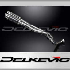 YAMAHA YZF-R1 4C8 2007-08 DECAT 200mm ROUND CARBON  SILENCER EXHAUST KIT