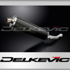 YAMAHA YZF-R1 YZFR1 1998-2001 450mm OVAL CARBON BSAU SILENCER EXHAUST KIT
