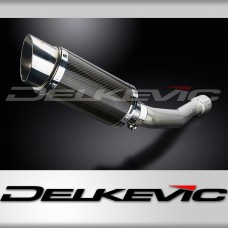 YAMAHA YZF-R1 YZFR1 1998-2001 200mm ROUND CARBON  SILENCER EXHAUST KIT
