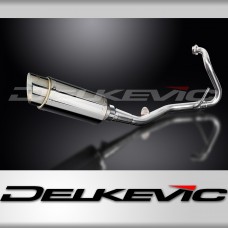 YAMAHA YZF-R125 2008-2013 FULL EXHAUST SYSTEM 200mm STAINLESS ROUND SILENCER