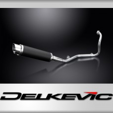 YAMAHA YZF-R125 2014-2016 FULL EXHAUST SYSTEM 350mm CARBON ROUND SILENCER