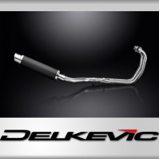 Yamaha YZF-R3 15-24 MT03 17-24 Full Exhaust 2-1 350mm Round Carbon Silencer