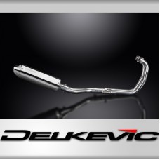 YZFR3 YZF-R3 2015-2024 / TRI-OVAL 320mm (13 inch) R/H SILENCER 2-1 COMPLETE SYSTEM 304 STAINLESS STE