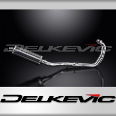 YZFR3 YZF-R3 2015-2024 / OVAL 350mm (14 inch) CARBON FIBRE SILENCER 2-1 COMPLETE SYSTEM