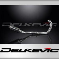 YZFR3 YZF-R3 2015-2024 / DS70 OVAL 225mm (9 inch) CARBON FIBRE SILENCER 2-1 COMPLETE SYSTEM