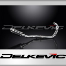 YZFR3 YZF-R3 2015-2024 / MINI 200mm (8 inch) CARBON FIBRE ROUND SILENCER 2-1 COMPLETE SYSTEM