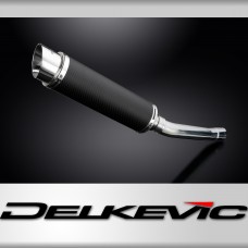 Yamaha YZF-R6 R6 2003-2005 5SL 350mm Round Carbon Exhaust Silencer Can Kit