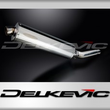 YAMAHA YZF600R THUNDERCAT 96-07 450mm OVAL STAINLESS BSAU SILENCER EXHAUST KIT