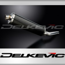 YAMAHA YZF600R THUNDERCAT 96-07 450mm OVAL CARBON BSAU SILENCER EXHAUST KIT