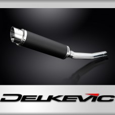 YAMAHA YZFR6 1998-2002 350mm ROUND CARBON BSAU SILENCER EXHAUST KIT