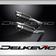 YAMAHA TRX850 1995-1999 200mm ROUND CARBON  SILENCER EXHAUST KIT