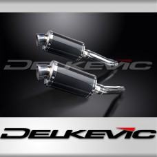 YAMAHA TRX850 1995-1999 225mm OVAL CARBON SILENCER EXHAUST KIT