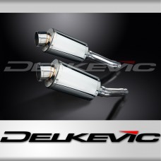 YAMAHA TRX850 1995-1999 225mm OVAL STAINLESS SILENCER EXHAUST KIT