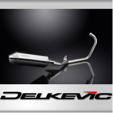 YAMAHA YBR125ED 2005-16 FULL EXHAUST SYSTEM 320mm STAINLESS TRI BSAU SILENCER