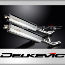 Yamaha V-Max 1700 2009-2016 450mm Oval Stainless Exhaust Silencer Can Kit