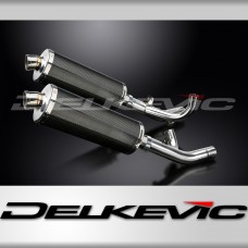 Yamaha V-Max 1700 2009-2016 350mm Oval Carbon Exhaust Silencer Can Kit