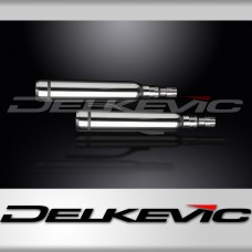 YAMAHA XVS1100/A DRAGSTAR 1998-2009 410mm CUSTOM SILENCER EXHAUST KIT  BULL NOSE