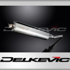 YAMAHA VP250 X-CITY 2008-2013 450mm OVAL STAINLESS BSAU SILENCER EXHAUST KIT