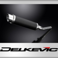 YAMAHA VP250 X-CITY 08-13 350mm CARBON ROUND BSAU SILENCER EXHAUST KIT